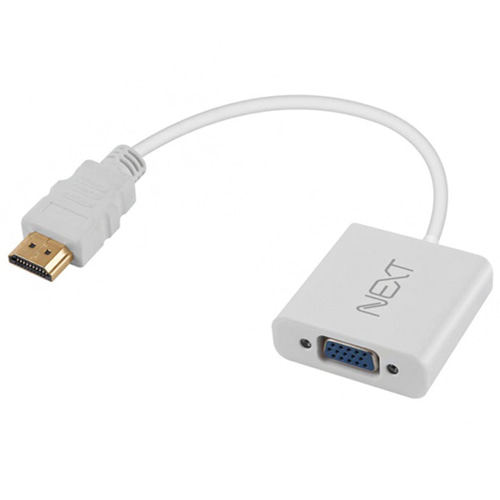 [미사용 리퍼] HDMI-VGA(RGB) 컨버터(오디오미지원) 케이블타입 -2415