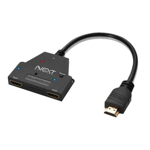 [미사용 리퍼] 이지넷유비쿼터스 HDMI 1대2 모니터 분배기 NEXT-0102SPC