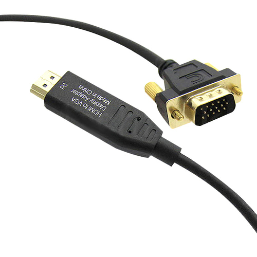[리퍼브] 자077★마하링크 HDMI TO VGA (RGB) 케이블 1.8M ML-HVC018