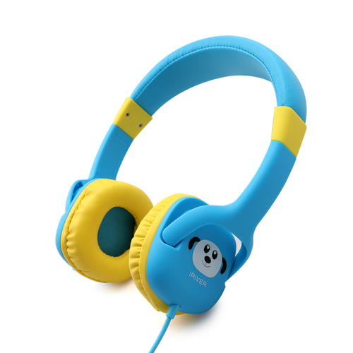 [세컨더리] 아이리버 청력보호 인강 어린이 헤드셋(블루)