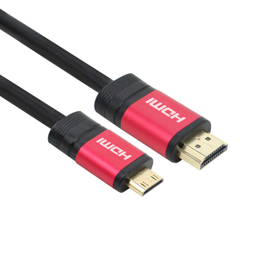 [리퍼브] 아259★넥시 레드메탈 MINI HDMI V2.0 모니터케이블 C타입 2M NX502