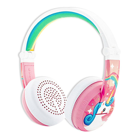 [미사용 리퍼] 온앤오프 어린이 전용 헤드폰 버디폰 블루투스 WAVE/웨이브 (Unicorn Pink)