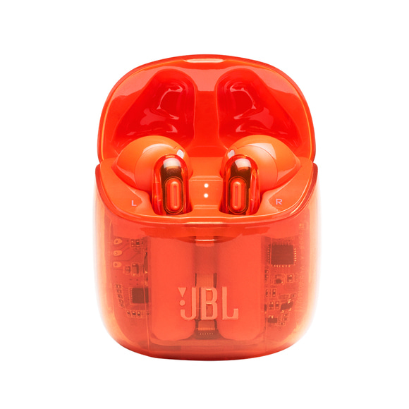 [세컨더리] 삼성전자 JBL TUNE225 TWS 블루투스이어폰 - 고스트 오렌지