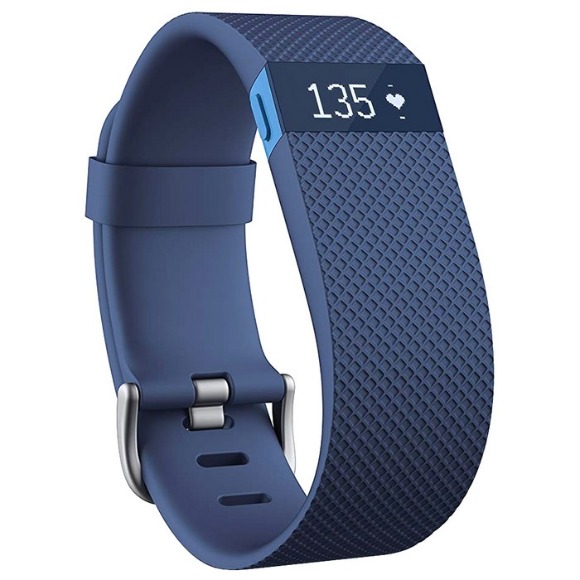 [미사용 리퍼] Fitbit charge HR블루라지(FB405BUL-KR) 블루 Large