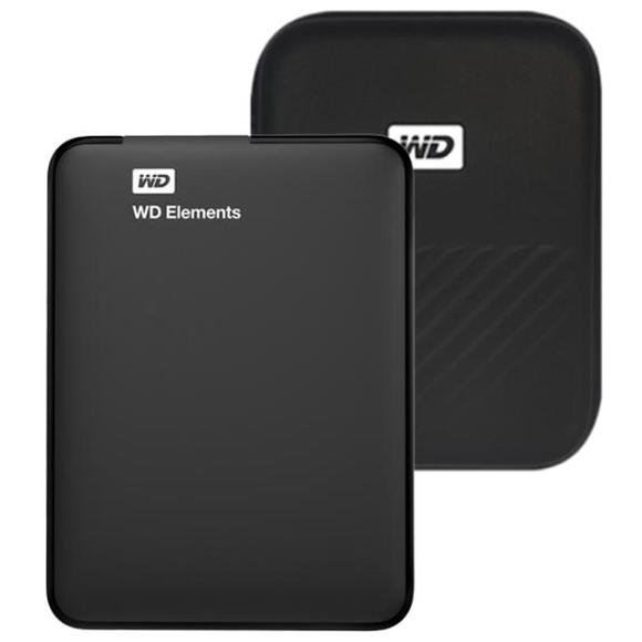 [미사용 리퍼] WD NEW Elements Portable 휴대용 외장하드 1TB (파우치 포함)