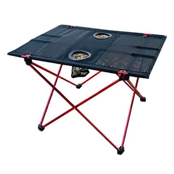 [미사용 리퍼] 캠프365초경량 라이트 테이블 2종 / 메쉬재질, 내하중 약 15kg, 02. 레드프레임(상판메쉬)