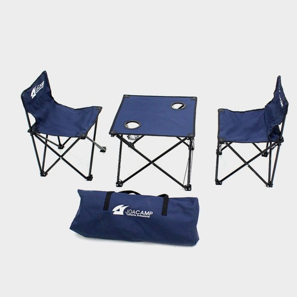 [미사용 리퍼] 조아캠프 캠핑 테이블/의자 세트, ▲스마트4종세트 네이비CC122, .