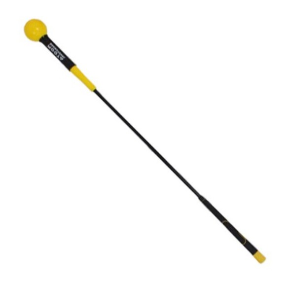 [미사용 리퍼] ATOOM 장타왕 비거리 향상 증가 골프 스윙연습기 자세교정 옐로우(100cm)