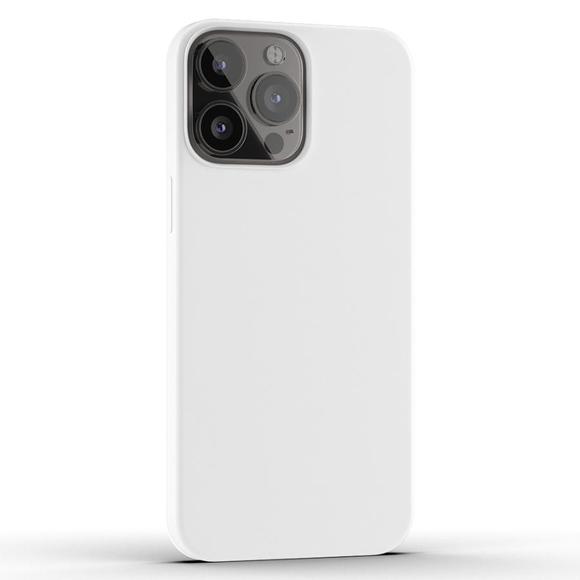 [미사용 리퍼] 요이치 Fervor 실리콘 휴대폰 케이스,아이폰13 Pro Max,화이트