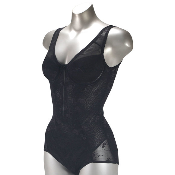 [신내점 전시품] 여성 보정속옷 지퍼 슬림형 올인원 0411 블랙 3XL(95B)