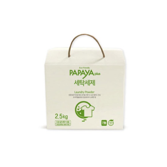 [새상품] [미개봉] 파파야플러스 친환경 분말세탁세제 2.5kg