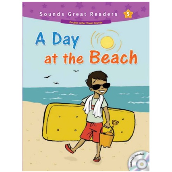 [원천점][미사용 리퍼] CompassPublishing Sounds Great Reader 5 A Day at the Beach (SB+CD)