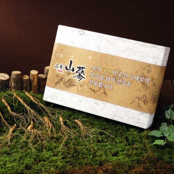 [새상품] J25 자연지기 산양산삼 3호 (5년근7뿌리)