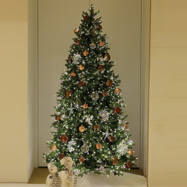 [새상품] [미개봉] 까사무띠 크리스마스 프리미엄 180cm 브라운 대형 트리 풀셋트