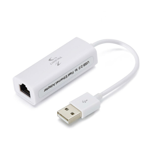 [리퍼브] 림스테일 USB 유선 랜카드 노트북용, 화이트