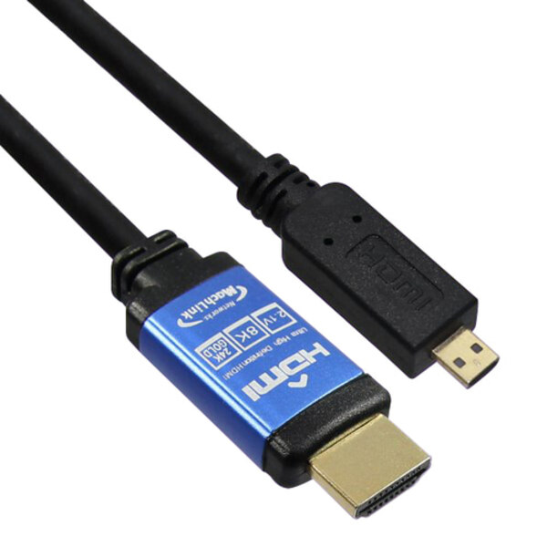 [리퍼브] 마하링크 Ultra HDMI TO MICRO HDMI Ver2.1 8K케이블 1.2M ML-HC8012