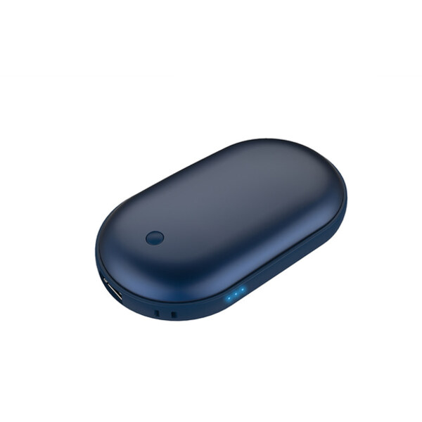 [스크래치] 애니클리어 USB충전식 휴대용 손난로 전기 핫팩 보조배터리 전용 충전 케이블, HOT3/코발트블루