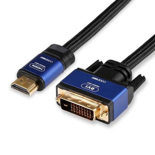 [리퍼브] 코드웨이 HDMI to DVI-D 케이블 FHD 4K60Hz 1m