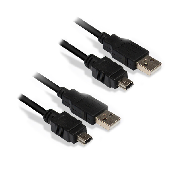 [리퍼브] USB 2.0 3.0 프린터 케이블 연결선 연장선 C타입 3.1 5핀 8핀 변환젠더 연결잭,SP06 미니5핀 1m2개묶음