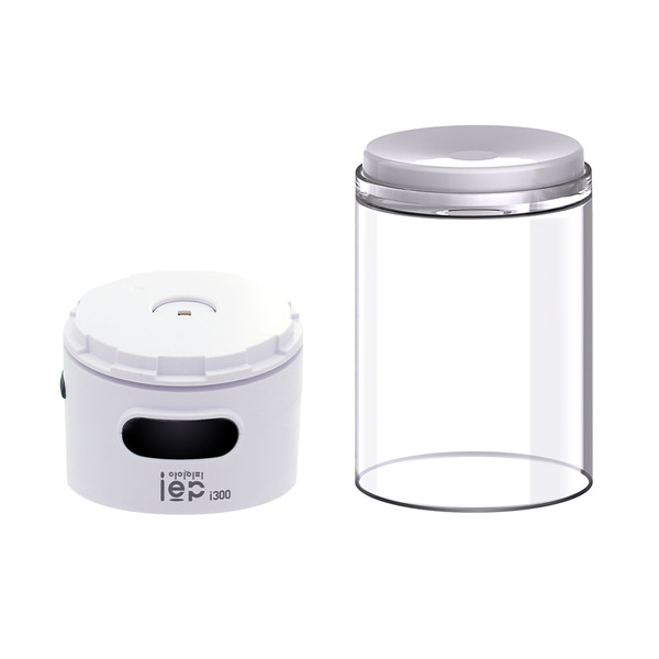 [미사용 리퍼] 아이이피 i300 칫솔살균기 컵 가정용 2in1 UVC살균기, 화이트