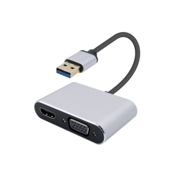 [리퍼브] Coms USB 3.0 to HDMI VGA 컨버터 FW407