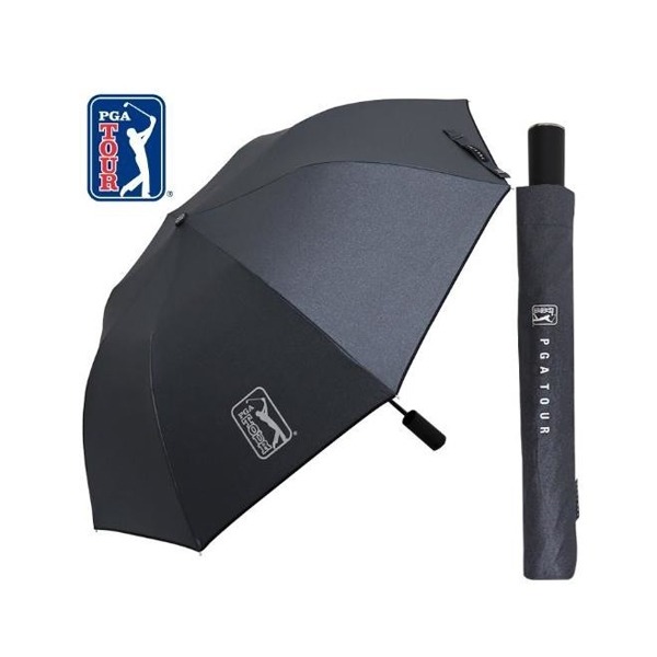 [새상품] [미개봉] PGA 2단 자동 블랙메탈 우산
