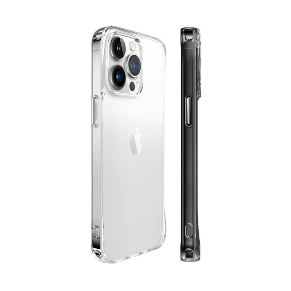 [리퍼브] 카메라보호 에어오블 범퍼 투명 프레임 클리어 케이스 / 아이폰 14 Pro Max 투명