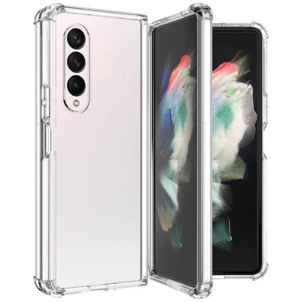 [리퍼브] 멕시드 올에어 풀커버 방탄 젤리 휴대폰 케이스 투명 갤럭시 Z폴드3