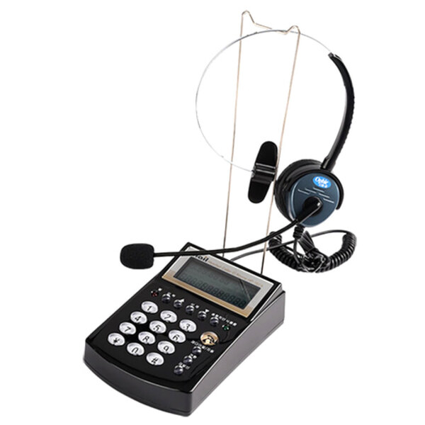[중고] 오빌 헤드셋 전화기 HP-102A (본체 헤드셋 Set) 블랙