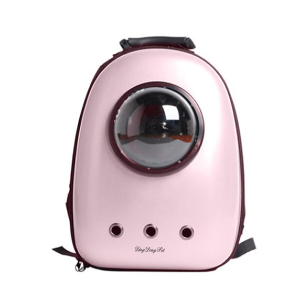 [미사용 리퍼] 딩동펫 반려동물 우주홀 백팩이동가방 모던 핑크