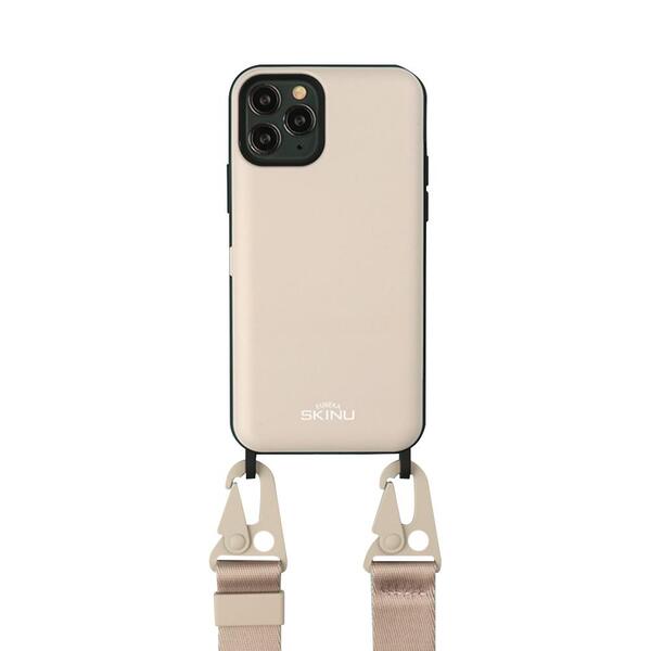 [리퍼브][21530] 핸드폰 목걸이 유레카 크로스바디 케이스 카드 젠더 거울 한번에, 그레이, 갤럭시 S20 Ultra 일체형 (젠더포함)
