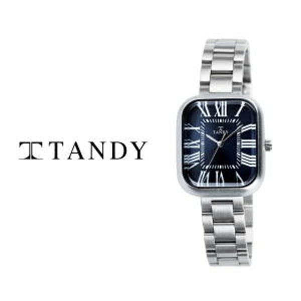 [새상품] [미개봉] TANDY 탠디 클래식 커플 메탈 손목시계 T-3923 여자 다크블루