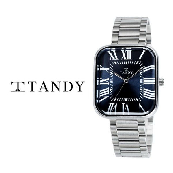 [새상품] [미개봉] TANDY 탠디 클래식 커플 메탈 손목시계 T-3923 남자 다크블루