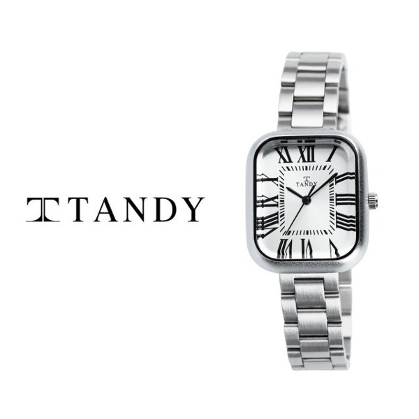[새상품] [미개봉] TANDY 탠디 클래식 커플 메탈 손목시계 T-3923 여자 실버