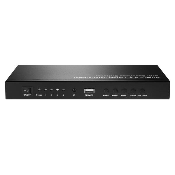 [세컨더리] 넥스트 HDMI 4:1 멀티뷰 심리스 매트릭스 스위치 NEXT-4401SLS