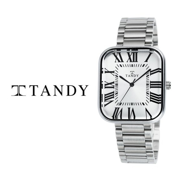 [새상품] [미개봉] TANDY 탠디 클래식 커플 메탈 손목시계 T-3923 남자 실버