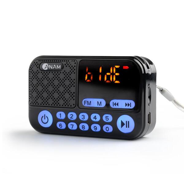 [S급 리퍼] 아남 휴대용 MP3 스피커 블랙 ATX-20