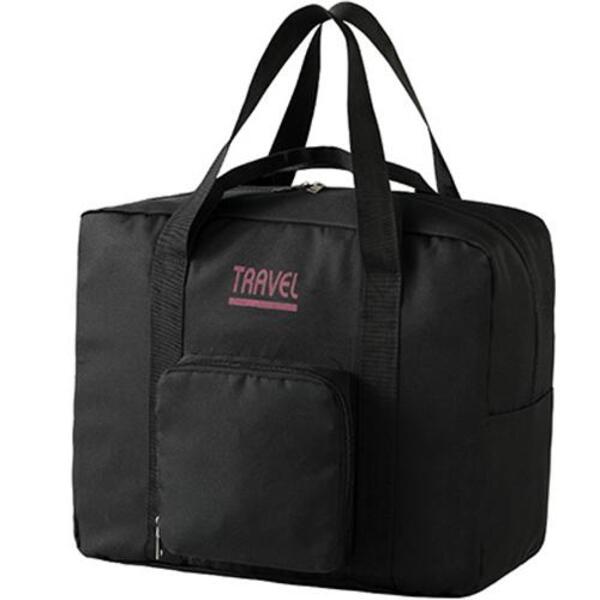 [S급 리퍼] 리씨상점 접이식 보스턴 가방, 블랙, 대형(45.5 x 37 x 19.5 cm)