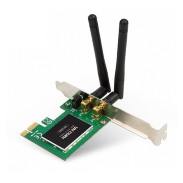 [S급 리퍼] 유니콘 DW-300ex 무선랜카드 (PCI-E,무선 300Mbps)