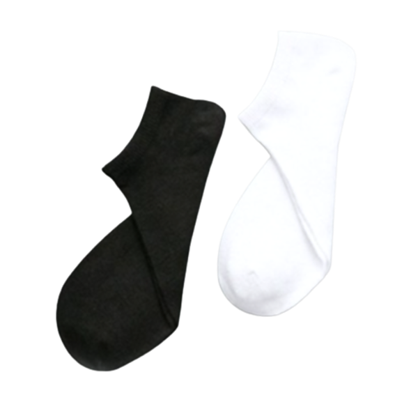 [A급 리퍼] 뉴어스 무지 발목양말 화이트/블랙/화이트+블랙 / 프리미엄 화이트(White socks) 10p