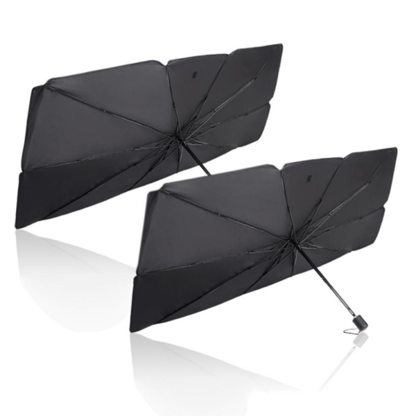 [A급 리퍼] 레드빈 우산형 차량용 햇빛가리개 대형 2개 세트 / 1세트