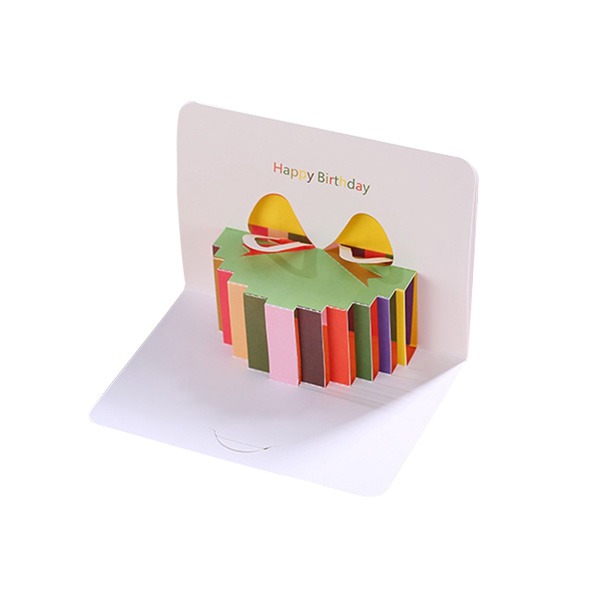 [S급 리퍼] 씨앤초이스 미니 팝업카드 10장 세트 3D입체 메세지 카드 생일 축하 이벤트 엽서 편지봉투 / 케이크x10