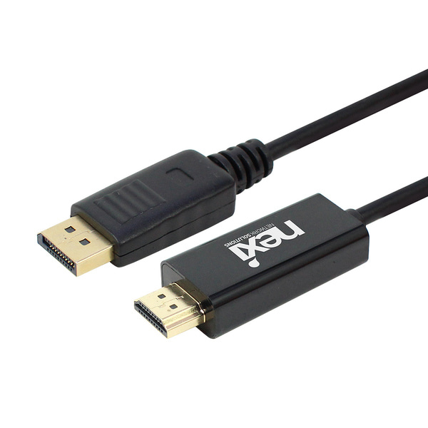 [101037][S급 리퍼] 넥시 DP to HDMI 1.2v 1미터 NXC001